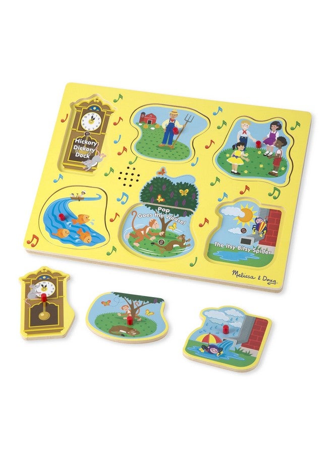 Singalong Nursery Rhymes 1 6Piece Sound Puzzle Bundle With 1 Theme Compatible M&D Scratch Fun Minipad (00735)