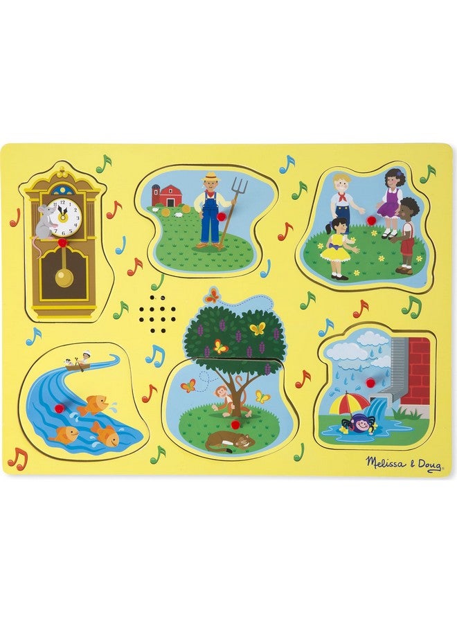 Singalong Nursery Rhymes 1 6Piece Sound Puzzle Bundle With 1 Theme Compatible M&D Scratch Fun Minipad (00735)