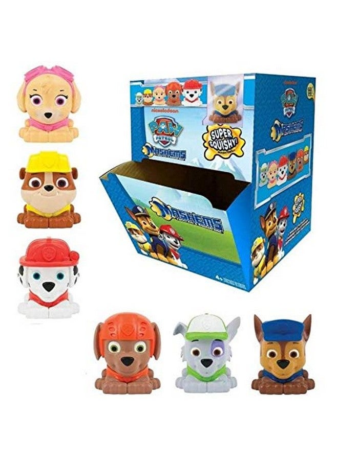 Mash'Ems Paw Patrol 4 Pack (4 Blind Capsules Per Order) Squishy Collectible Toy 48 Months To 180 Months