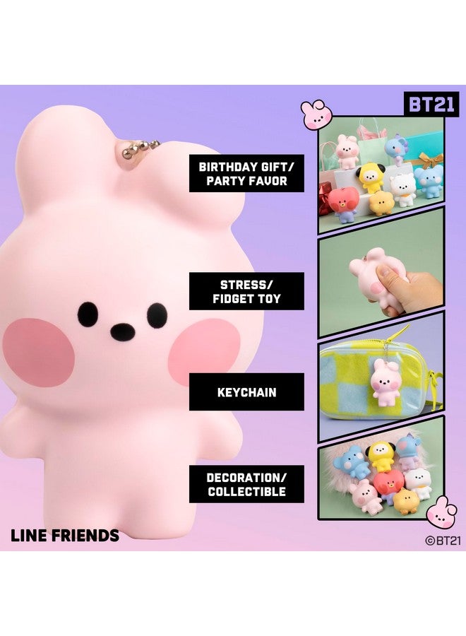 Bt21 Minini Cute Squishu Squishy Toys Slow Rising Squishy Toy Keychain For Party Favors Stress Ball Birthday Gifts Kawaii Squishy For Kids Girls Boys Adults Cooky