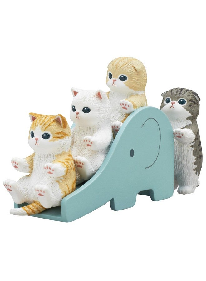 Mofusand Cats On Slide Blind Box 1 Of 4 Collectable Mini Figurines Fun Versatile Decoration For Cat Enthusiasts