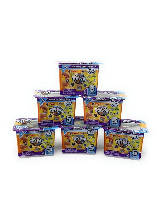 Micro Toy Box Series 1 Mini Collectible Set Of 6 Cups