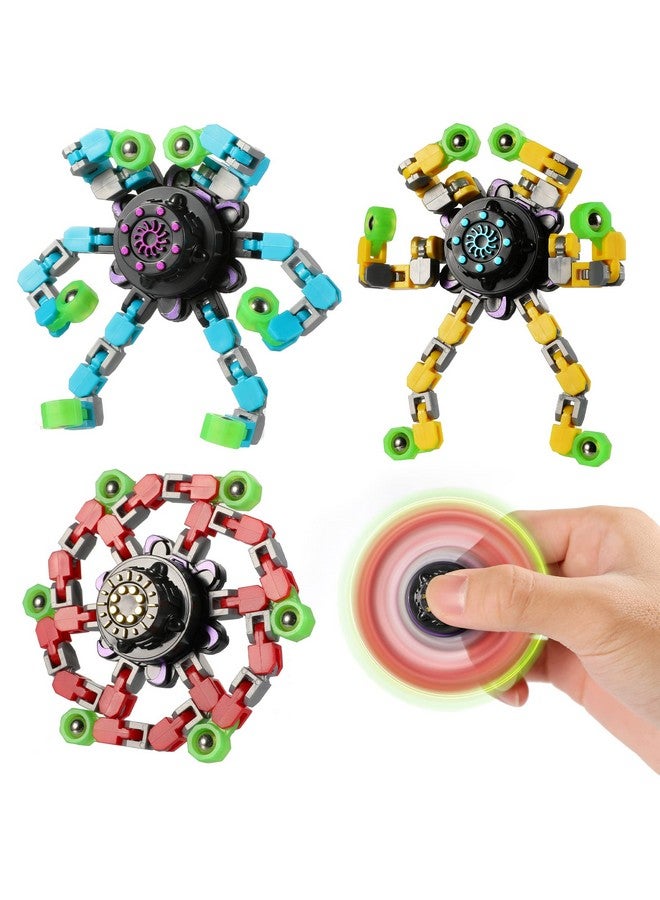 Transformable Fidget Spinners Cool Stuff White Elephant Gifts Stocking Stuffers For Adults Funny For Boys And Girls