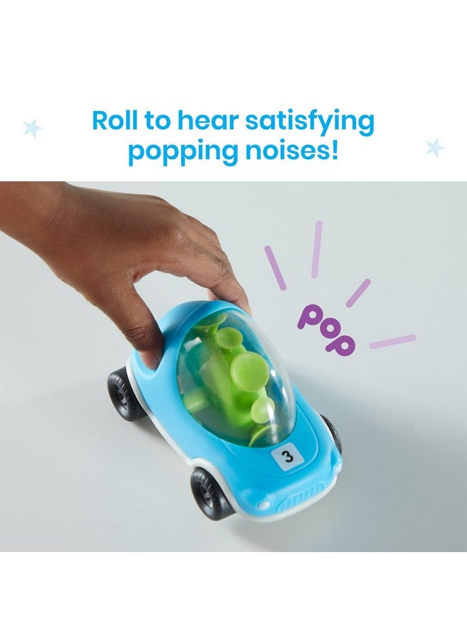 Popping Fidget Cars Tactile Sensory Fidget Toys Toy Cars For Toddlers Suction Cup Toys Fine Motor Skills Toys Occupational Therapy Toys Anxiety Relief For Kids (Set Of 3)