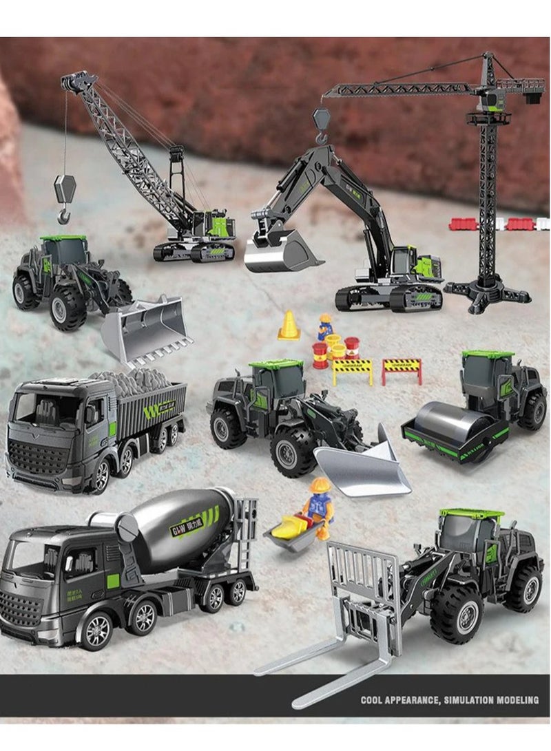 Construction Vehicle Toy, Heavy Duty Crane Tower For Pretend Play, Realistic Engineering Diecast Vehicle Toy, Durable Safe Construction Model Vehicle For Children, (1pc, Crane Tower)