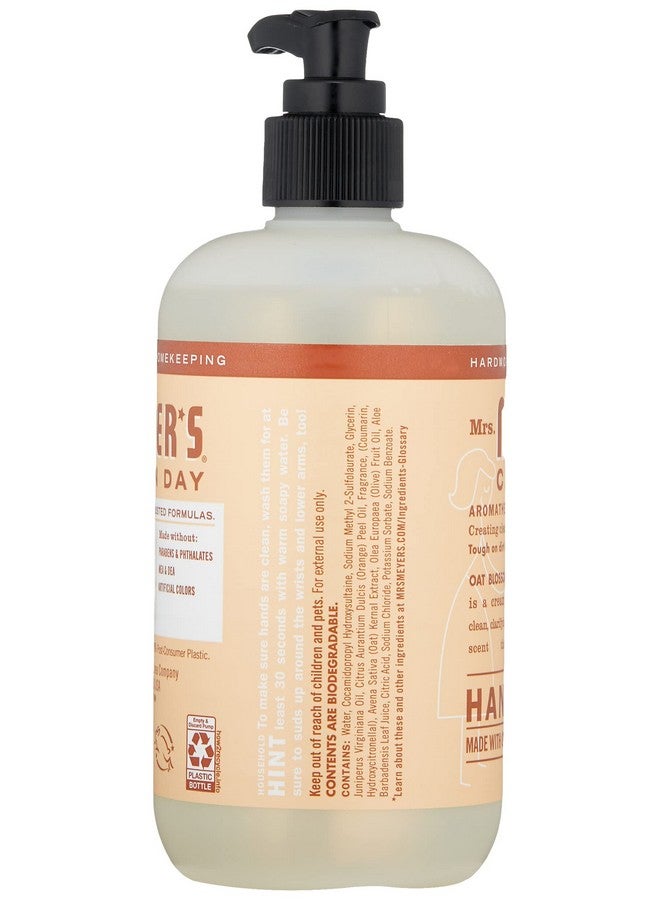Hand Soap Made With Essential Oils Biodegradable Formula Oat Blossom 12.5 Fl. Oz Pack Of 6