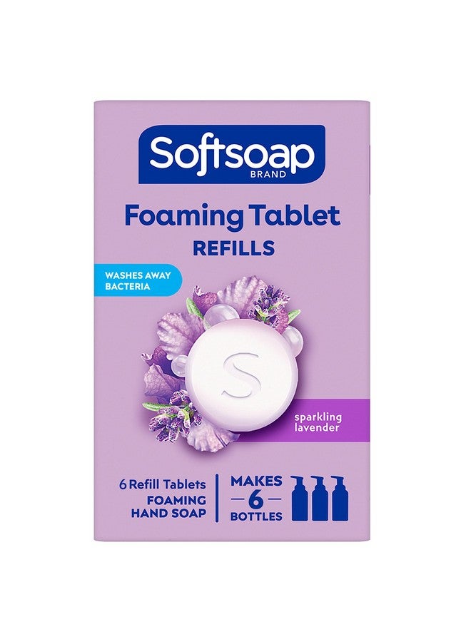 Hand Soap Tablets Foaming Hand Soap Refill Tablets Sparkling Lavender 6 Tablets