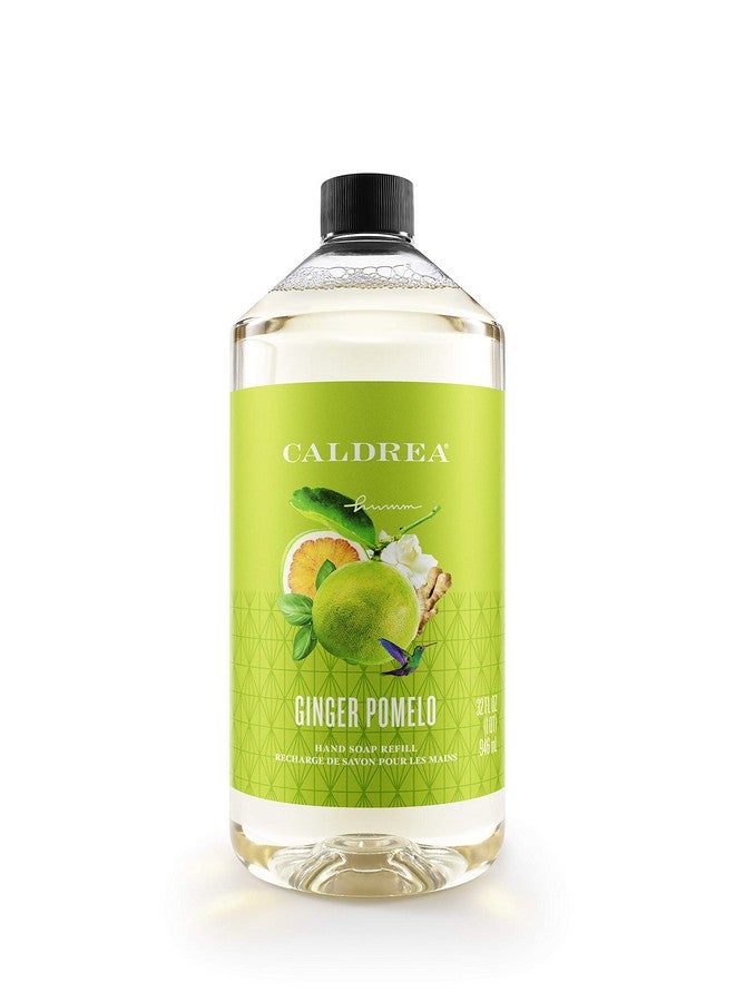 Hand Soap Refill Aloe Vera Gel Olive Oil And Essential Oils To Cleanse And Condition Ginger Pomelo Scent 32 Oz