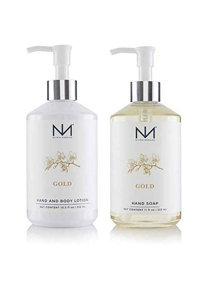 Gold Soap And Lotion Hand Set
