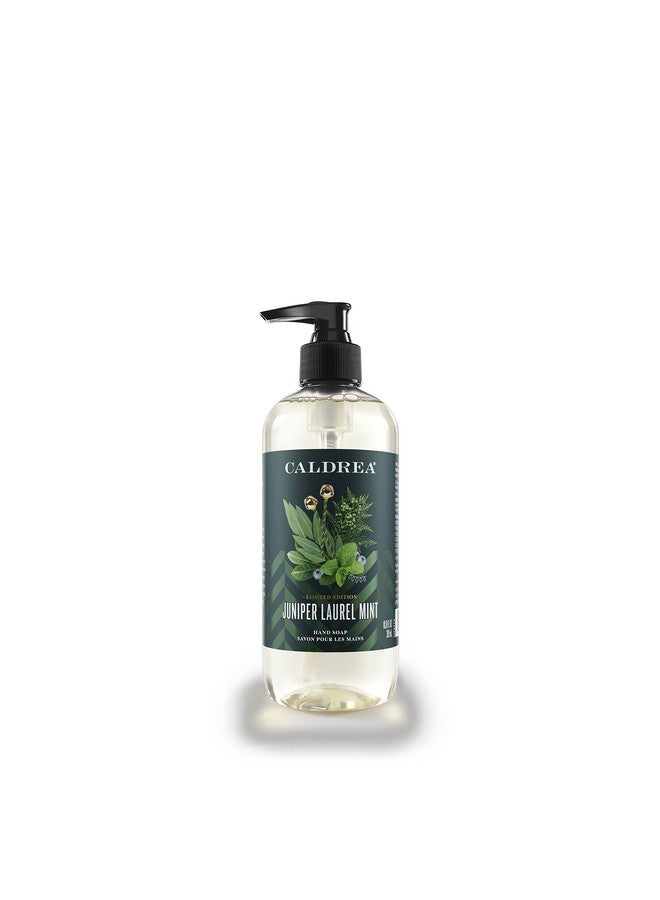 Hand Wash Soap Aloe Vera Gel Olive Oil And Essential Oils To Cleanse And Condition Juniper Laurel Mint Scent 10.8 Oz