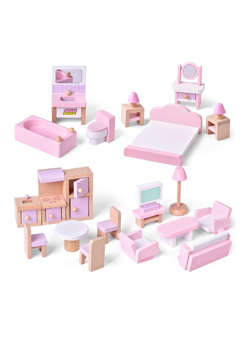 Mini Doll Clinic Set, Durable Plastic Dollhouse Clinic Furniture Set, Role-playing Parent-child Interactive Game, Miniature Doll House Accessories For Children, (6304a Clinic None)