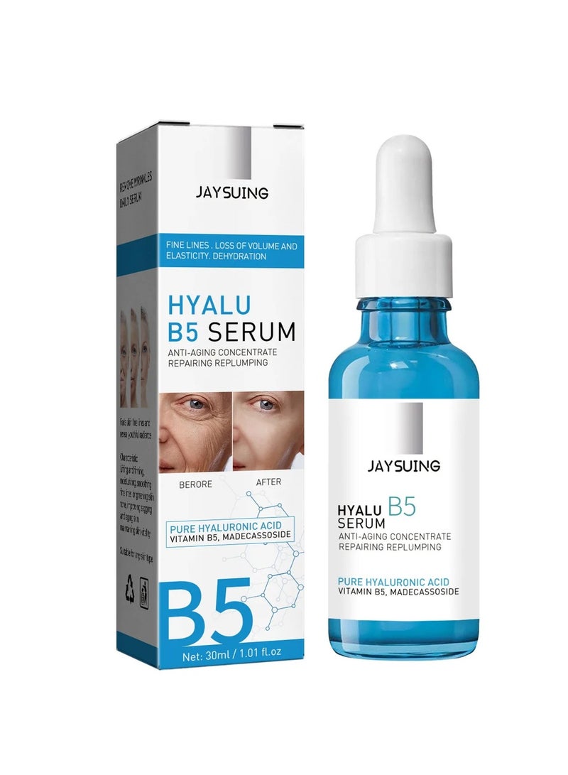 Ultimate Hyaluronic B5 Serum, 30ml Skin Firming Dark Spot Remover, Anti-wrinkle Serum For Face, Advanced Anti Aging Solution Serum For Instant Face Tightening, Fade Fine Lines, And Radiant Skin