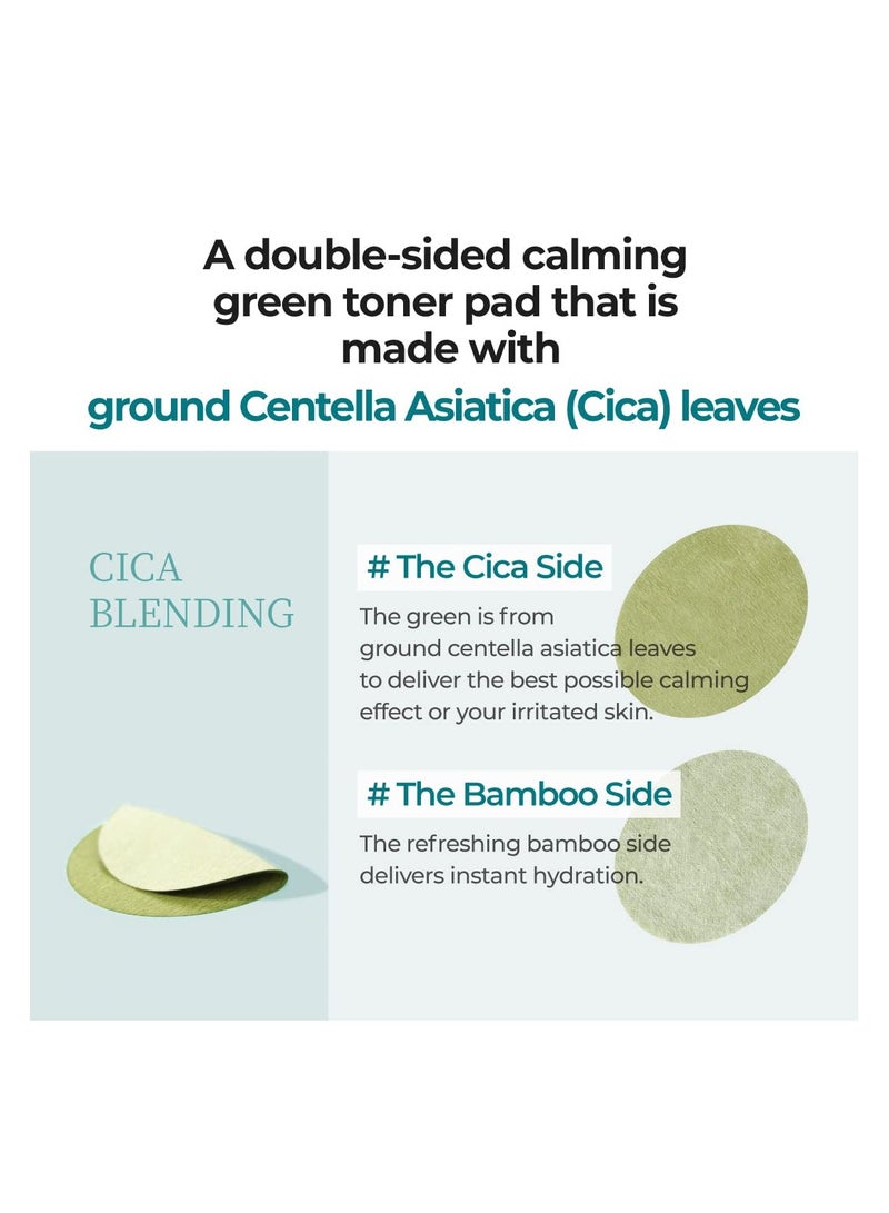 numbuzin No.1 Centella Re-leaf Green Toner Pad (190ml/70 Pads)