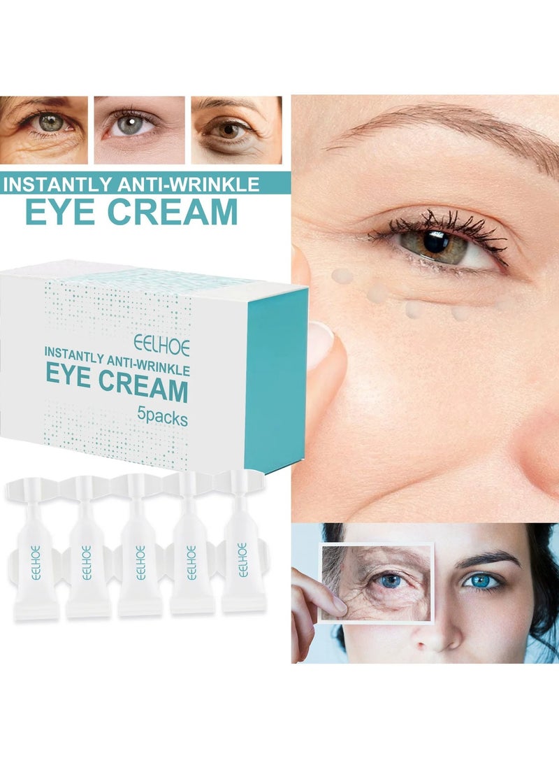 Anti Wrinkle Eye Cream, Hydrating And Brightening Instant Firming Eye Cream, Anti-aging Rapid Reduction Eye Cream For Wrinkles And Puffiness