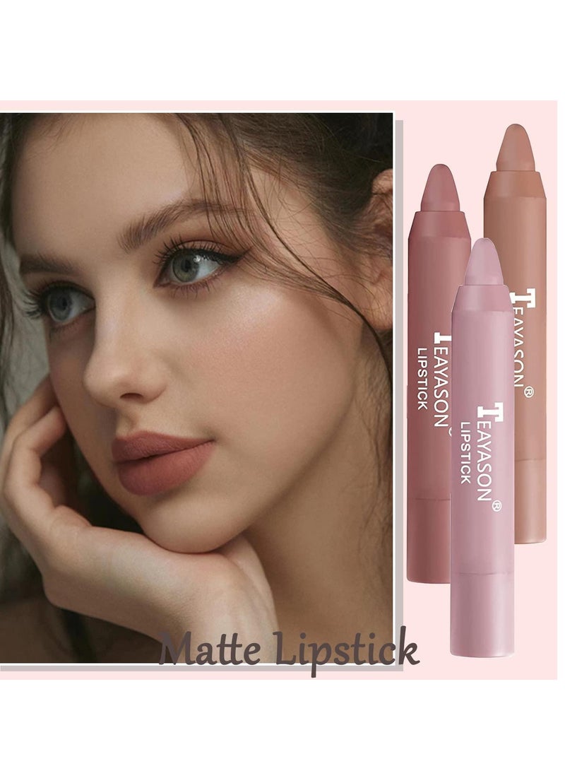 Liquid Matte Lipstick, Velvet Air Moisture Smooth Crayon Lip Stain, 24 Hour Super Stay Natural Nude Lipstick, Long Lasting Waterproof Lip Gloss Lipstick For Women, (No. 11 Single)