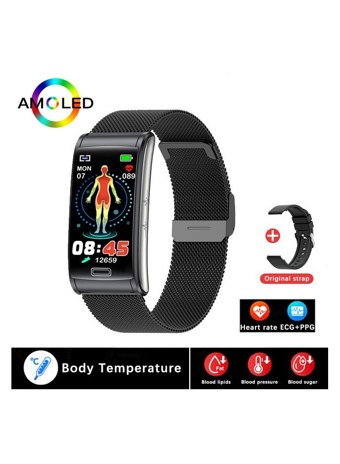 E600 Smart Watch , Amoled Display Waterproof Sport Activity Tracker Watch, 1.47