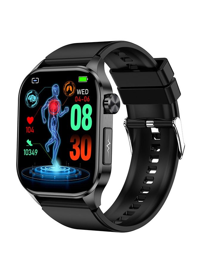 Et580 Smart Watch, Durable Elegant Bluetooth Calling Smart Watch, Amoled Display Fitness Tracker Watch With Blood Pressure Blood Sugar Monitoring, (Vinyl)