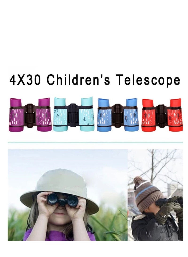 Kids Binoculars, Children Educational Folding Telescope, Compact High Power Kids Binoculars for Bird Watching, Hiking, Hunting, Outdoor Games