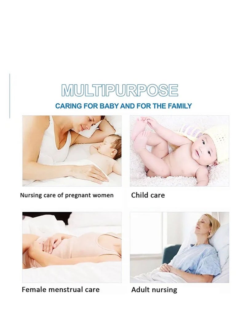 A to Z - Disposable Changing Mat size (45cm x 60cm) Large- Premium Quality for Baby Soft Ultra Absorbent Waterproof - Pack of 130 - White