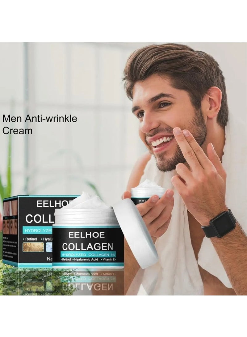 30g Men Face Cream, Natural Formula Anti Aging Wrinkle Cream , Fast Absorption Moisturizing Whitening Cream,  Hydrating Face Lotion For Skin Tightening, Firming And Wrinkle Removal