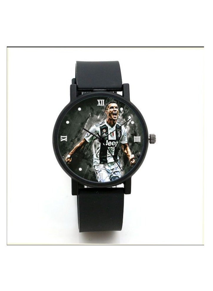 Cristiano Ronaldo Rubber Quartz Casual Watch