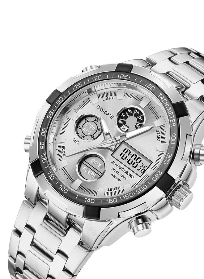 Watches For Men Stainless Steel Quartz Water Resistant Watch