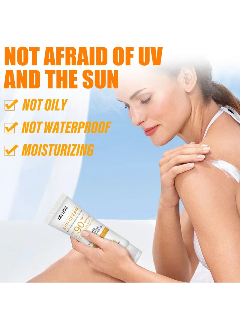Sun Protection Cream. Easy To Absorb Instant Facial Solar Sun Block, Sun Cream With Light And Non-greasy Texture, Sun Protection Gel Isolation Lotion Suitable For Sensitive Skin, (40g)