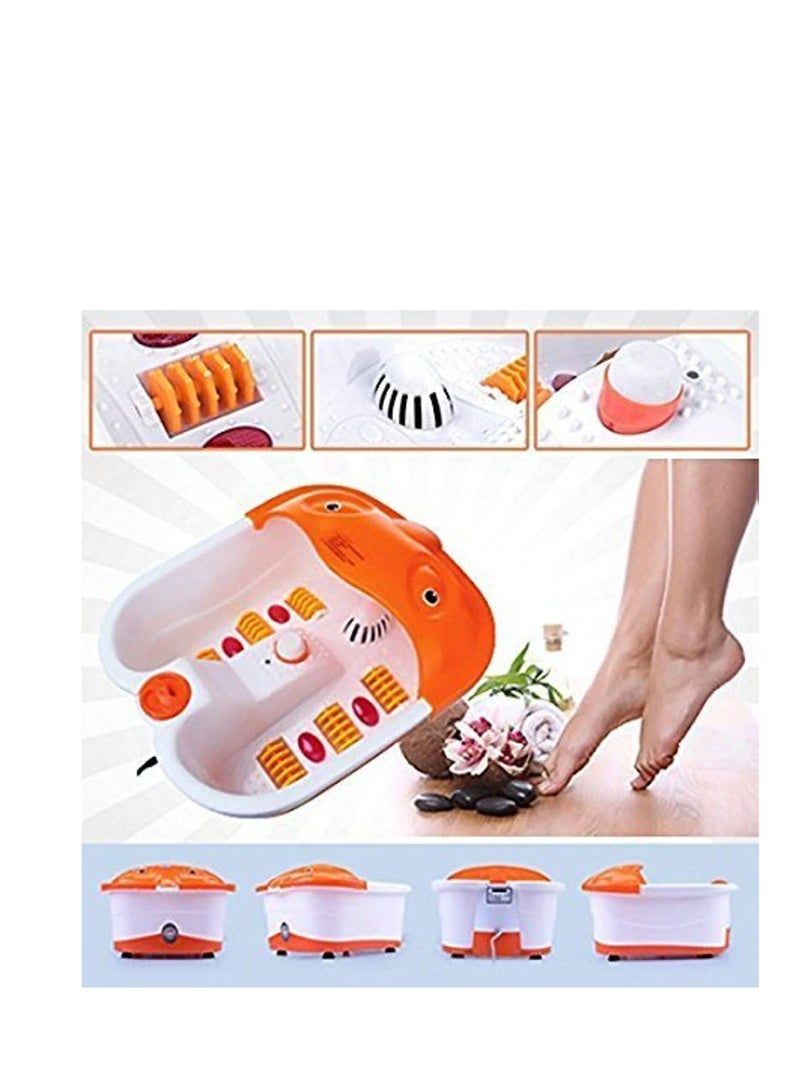 Foot Bath Spa Massager and Roller Callus Remover