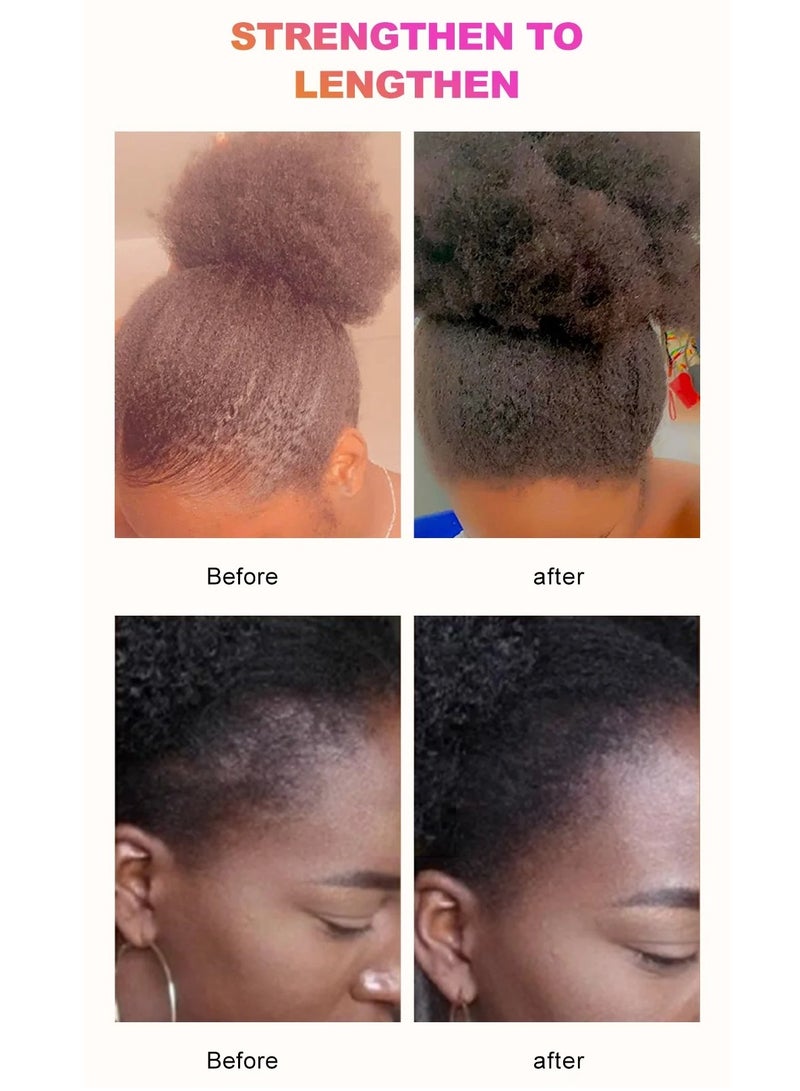 Natural Chebe Hair Oil, 100% Natural Hair Growth Oil, Anti Hair Loss Chebe Hair Serum, Chebe Traction Alopecia Thicken Oil To Mosturize And Repair Damaged Hair, (Hair Oil+Hair Spray)