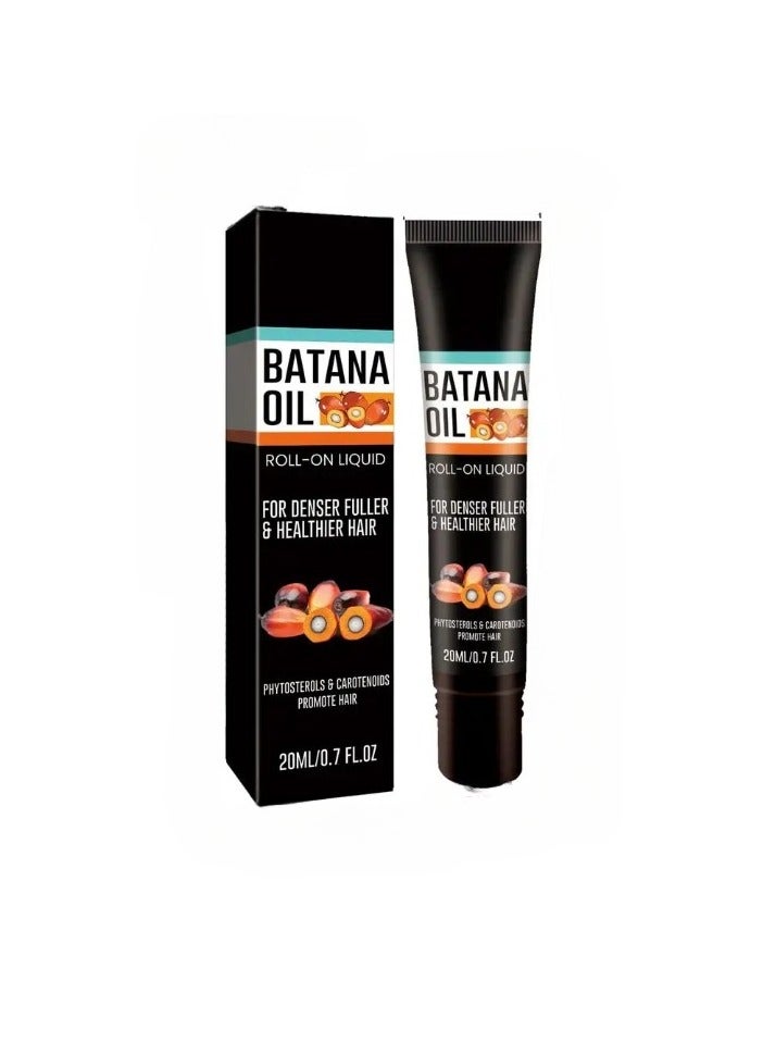 Batana Oil For Hair Growth, Natural And Safe Nourishing Hair Care Oil,  Moisturizing Batana Oil Butter For Hair Loss Treatments, Organic Hair Growth Essence For All Hair Types, (B 20ml)