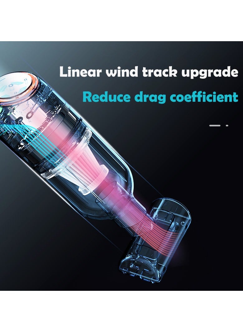 Wireless Car Vacuum Cleaner, 8000pa Handheld Air Dustor, Multifunctional Cordless Portable Air Blower, Mini Vacuum Cleaner With Built-in Battery For Car Home, ( 8KPa White)