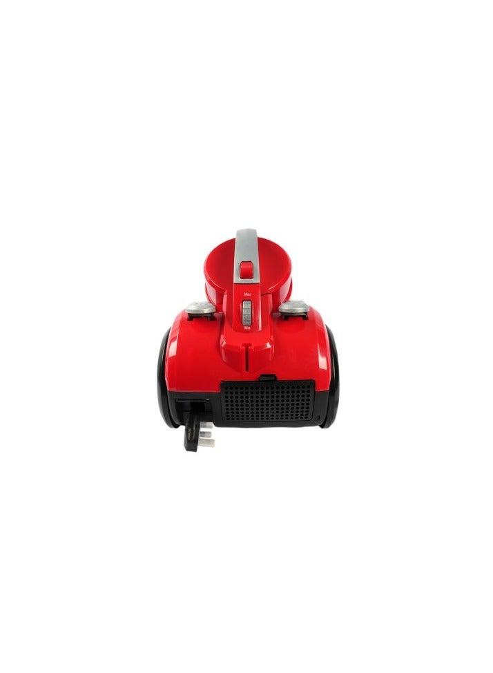 AFRA Cyclone Vacuum Cleaner, 2000W, 2 Liter, Speed Control, 7 meter radius, 2 in 1 Brush and Nozzle, 5 meter Cord, G-MARK, ESMA, ROHS, and CB Certified, AF-2000VCRD, 2 years Warranty. 2 L 2000 W AF-2000VCRD Red