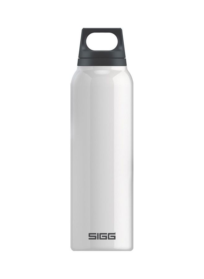 Stainless Steel Hot & Cold Thermo Flask With Tea Filter White