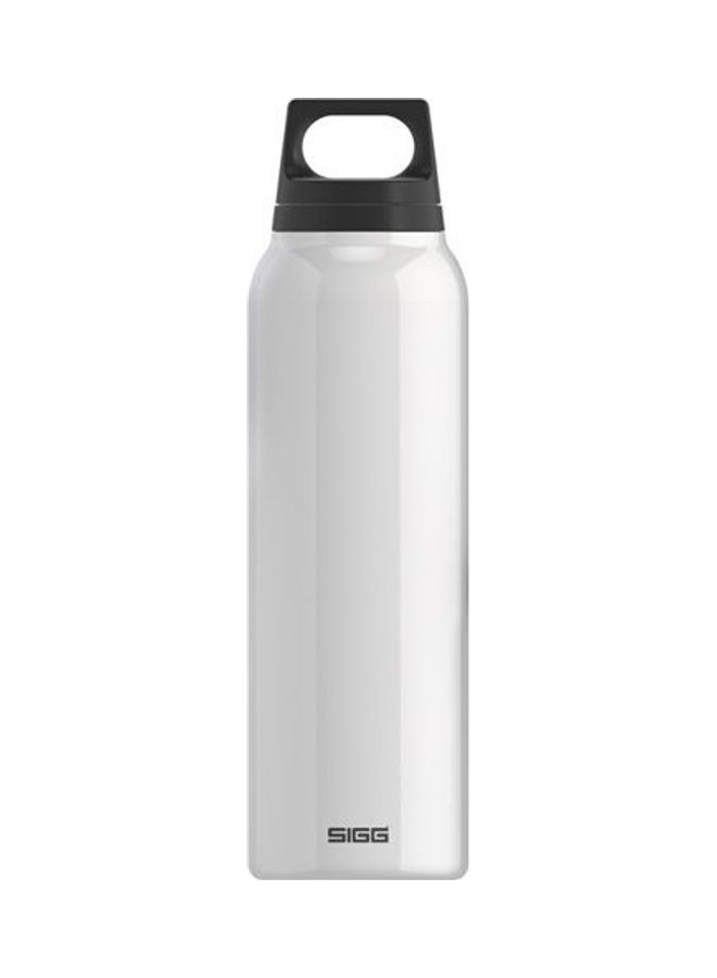 Stainless Steel Hot & Cold Thermo Flask With Tea Filter White