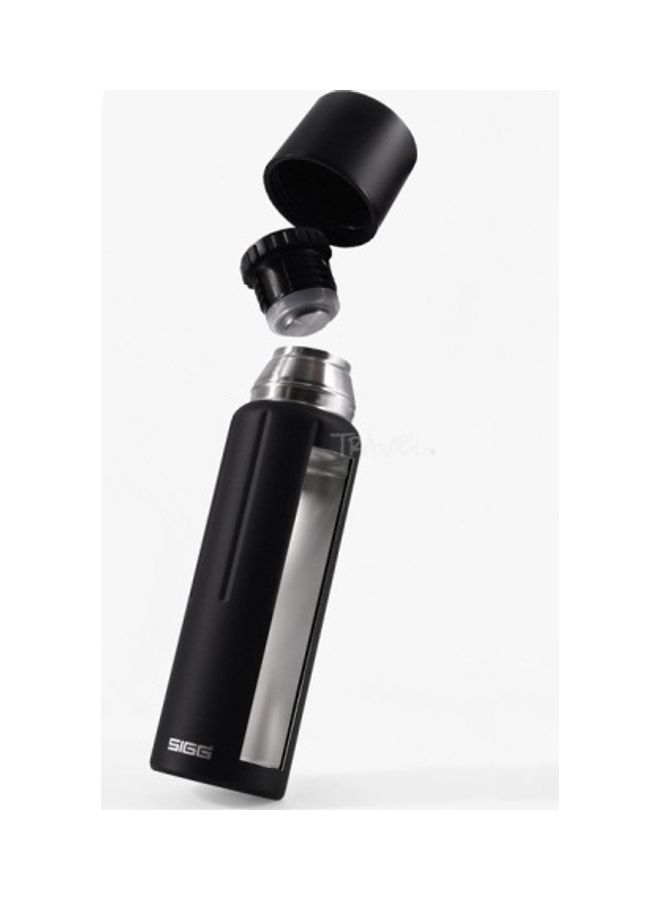 Stainless Steel Hot & Cold Gemstone Thermo Flask Obsidian