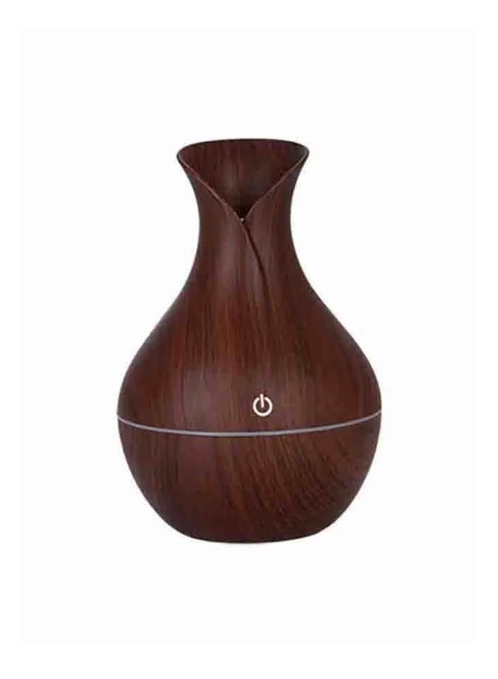 Essential Oil Diffuser, USB Led Ultrasonic Aroma Oil Diffuser Humidifier With 7 Colors, Durable And Reliable Fragrance Diffuser Machine, Portable Cool Mist Humidifier For Home Office, (Brown 2)