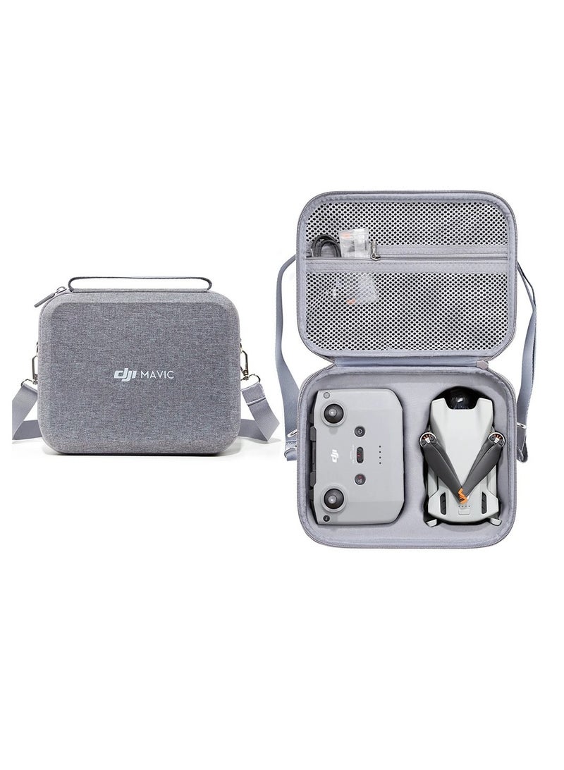Portable Mini 3 Carrying Case, Large Capacity Strong And Stable Eva Storage Shoulder Bag, Hard Shell Storage Bag Travel Handbag For DJI Mini 3 Drone Accessories, (Grey)