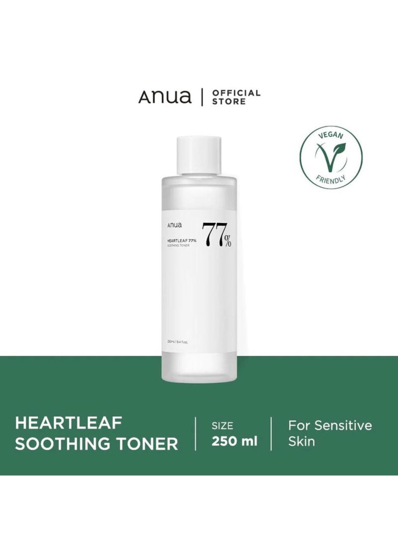 Heartleaf 77% Soothing Toner I pH 5.5 & Niacinamide Serum  - Calming Skin -  Refreshing - Hydrating - Purifying -  Cruelty ( 250 ml / 30 ml ) 280ml