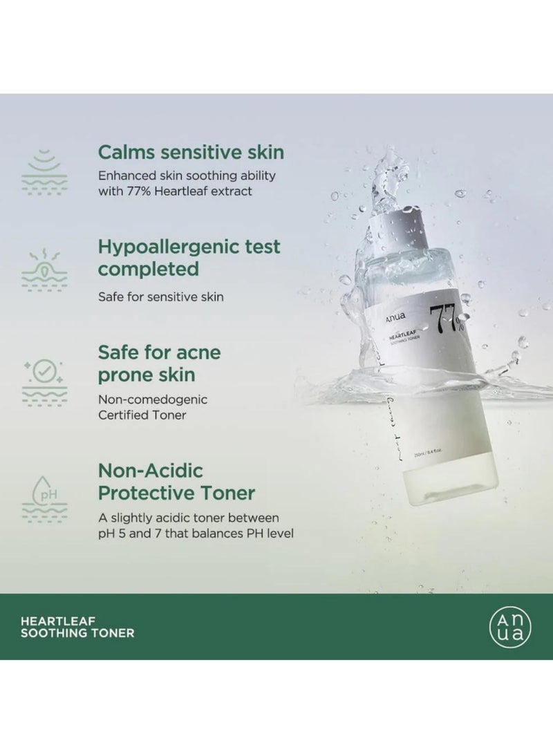 Set - ( Pore Control Cleansing Oil - Niacinamide Serum & 77% Soothing Toner I pH 5.5 - Peach Serum - Face Massager )  - Korean Facial Skin Trouble Care - Calming Skin - Refreshing - Hydrating 480ml