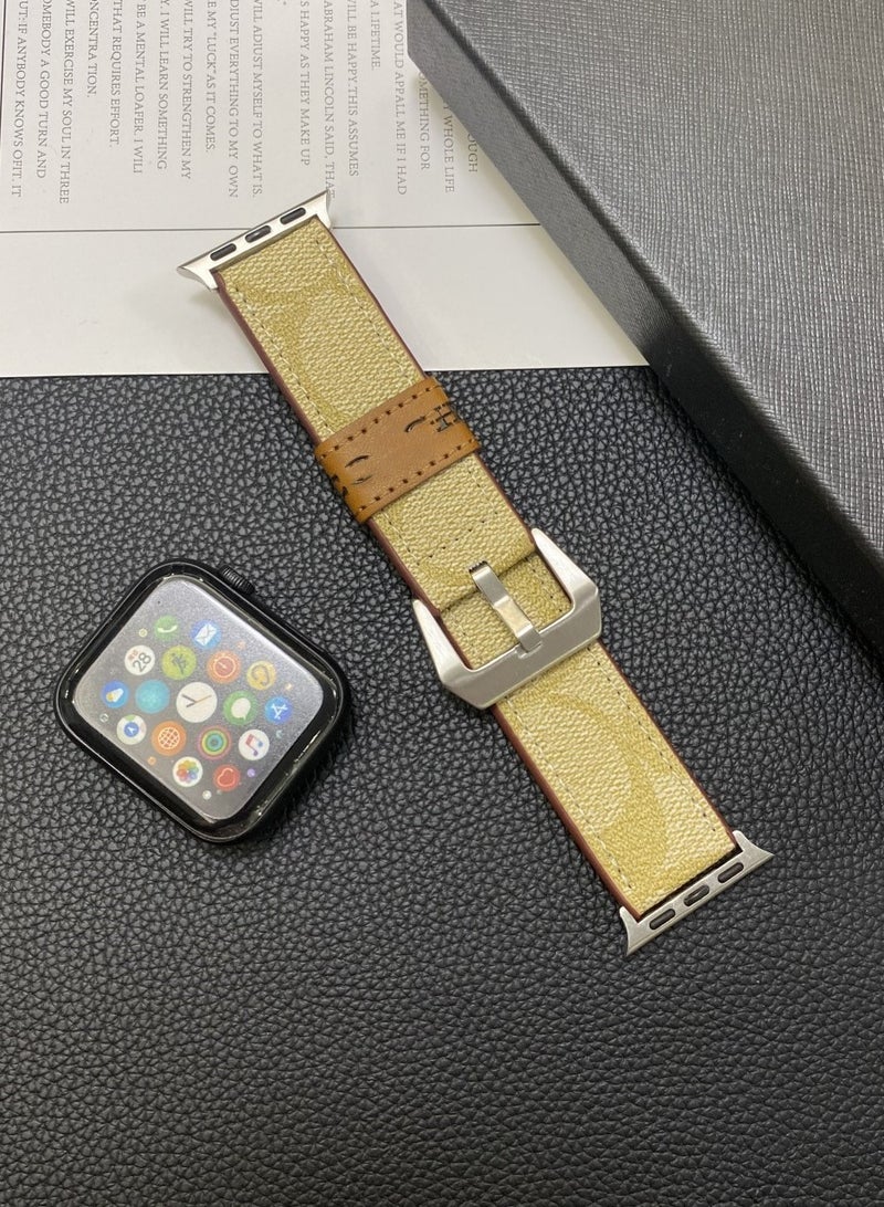 Leather Fashion Band for Apple iwatch 42/44/45/49MM