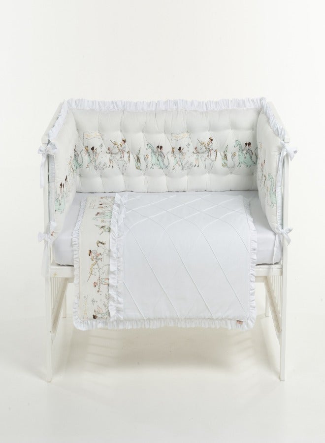 Newborn Bedding Set Magic Parade White