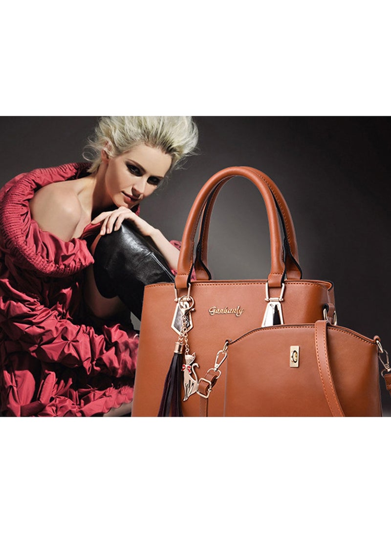 2 Piece Composite Bag Purses and Handbags for Women Tote Shoulder Bag