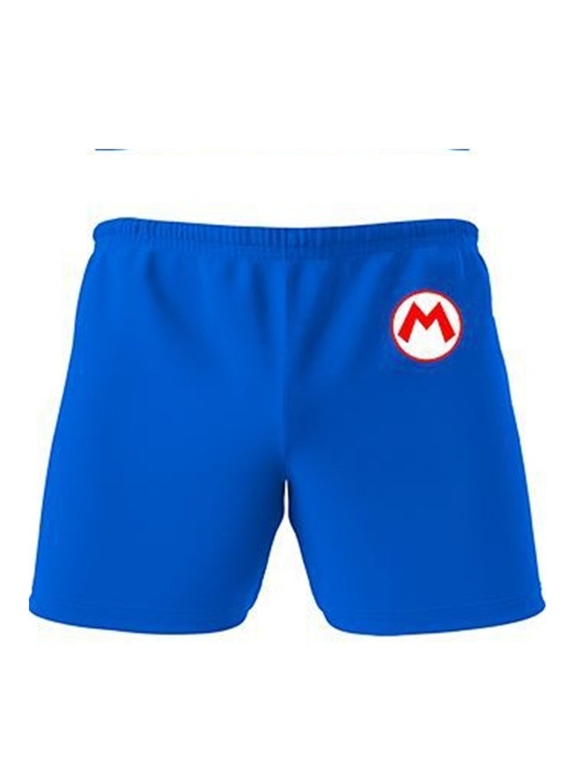 Super Mario 3D digital printing personalized breathable T-shirt shorts set