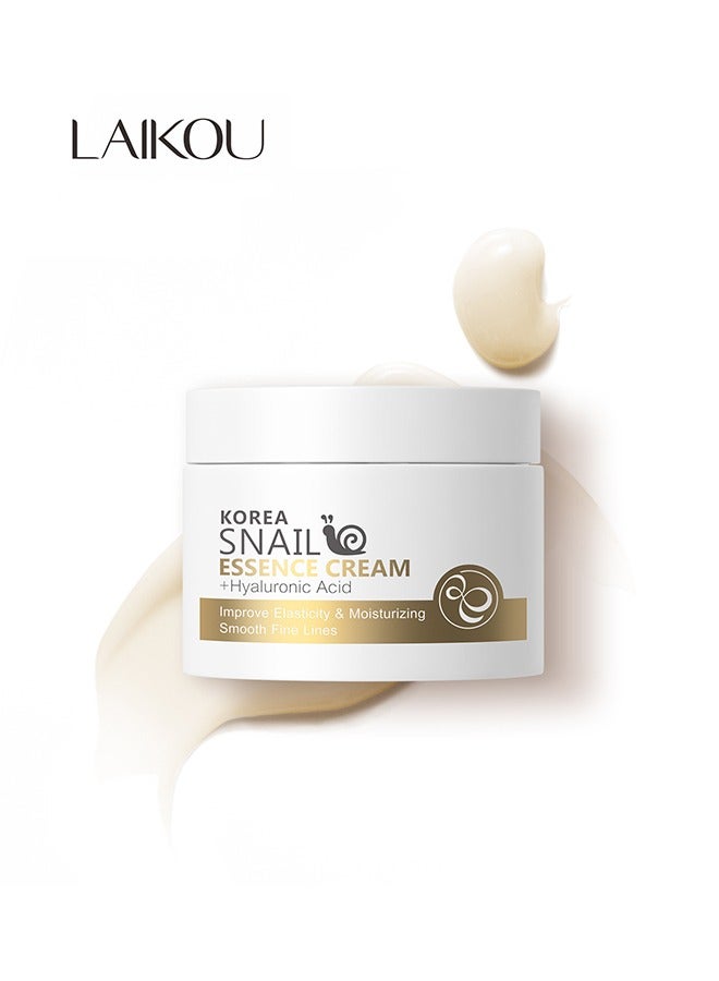 Korea Snail Essence Cream, Moisturizing Acne Scar Removal, CreamImprove Skin Anti-Aging & Wrinkle Removal and Whitening Cream 25g