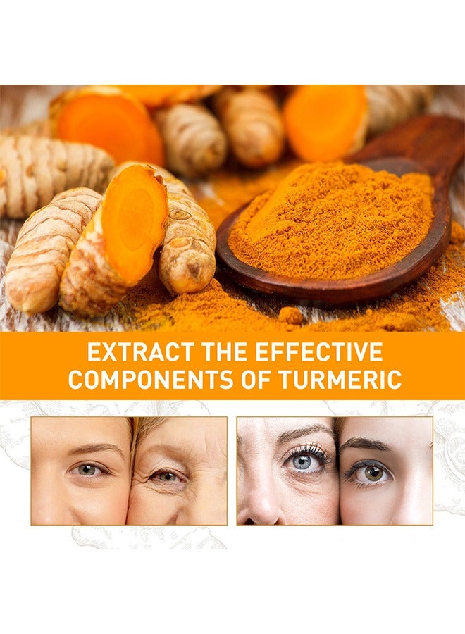 Turmeric Face Cream, For Face & Body All Natural Turmeric Skin Brightening Lotion Turmeric Cleanses Skin Fights Acne Evens Tone Fades Scars Sun Damage & Age Spots Pure Turmeric Cream Healing 50g