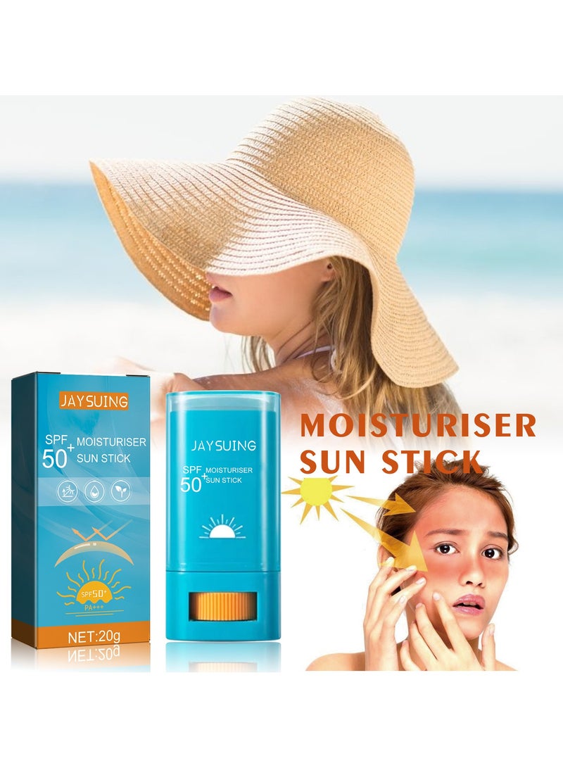 Moisturizing Sun UVUVA Protection Cream Stick - Waterproof Sweat-proof Refreshing Non-greasy Sun Protection SPF50+