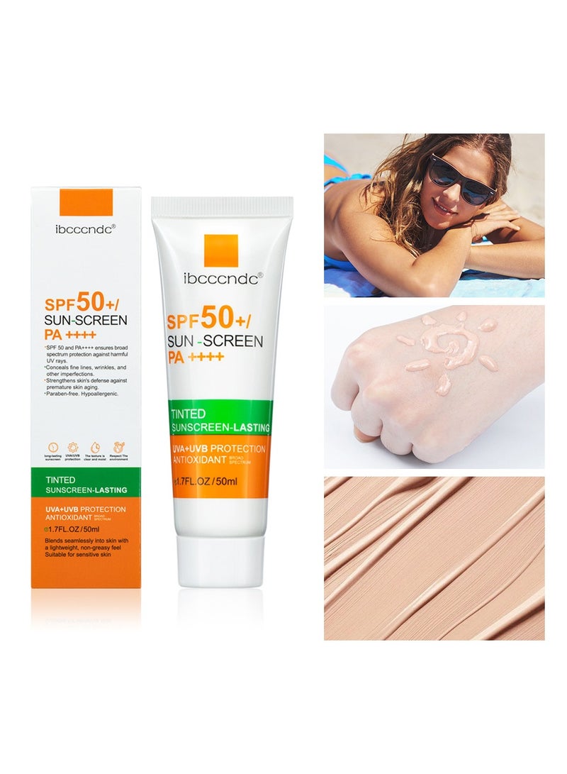 Sun Protection Cream Sun Light UV Light Protective Cream Moisturizing Oil Controlling And Refreshing Cream Prevent Sunburn And Darkening Skin - 50 ml