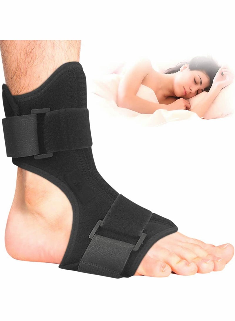 Plantar Fasciitis Night Splint, Universal Foot Drop Orthotic Brace Support Adjustable Breathable Plantar Fasciitis Relief Splints