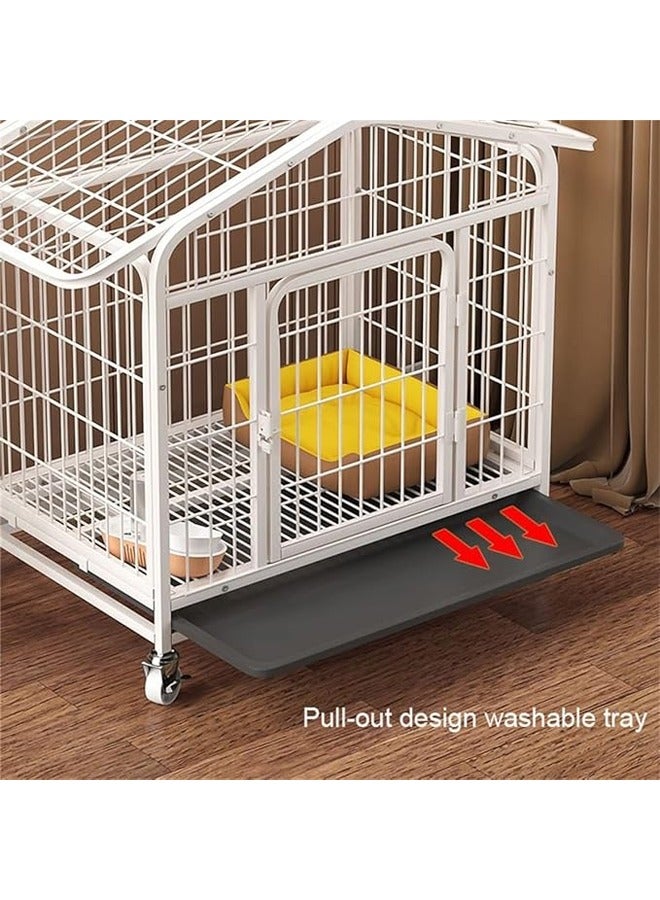 Movable and Durable Pet Cage with Wheels