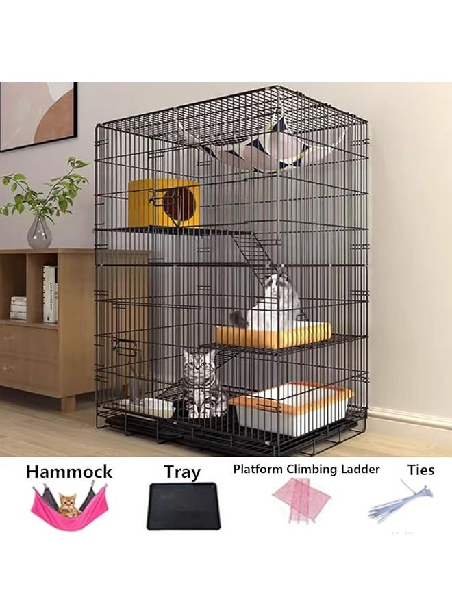 Four Layer Folding Luxury Pet Cage